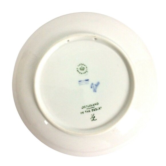 Royal Copenhagen Christmas Plate 1972 Østerland In The Desert By Kai Lange - Picture 3 of 4